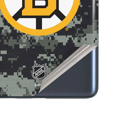 NHL Boston Bruins Camo Galaxy S20 Fan Edition Skin